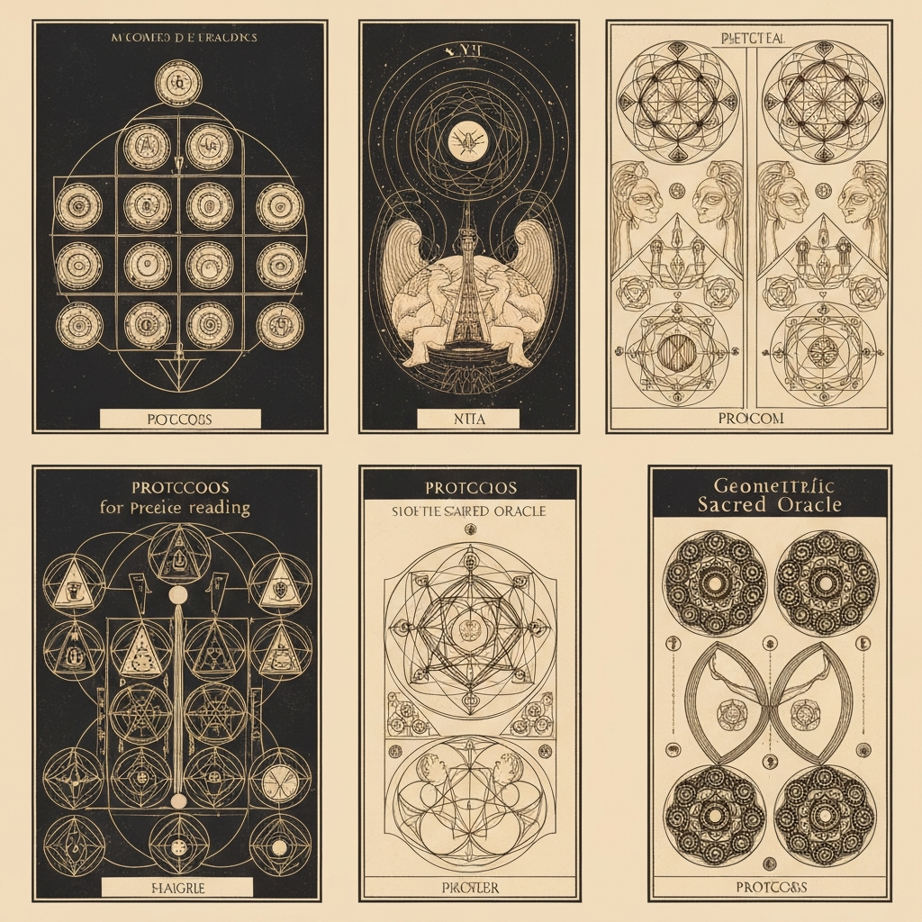 Geometría Sagrada del Oráculo: Protocolos de Lectura de Precisión